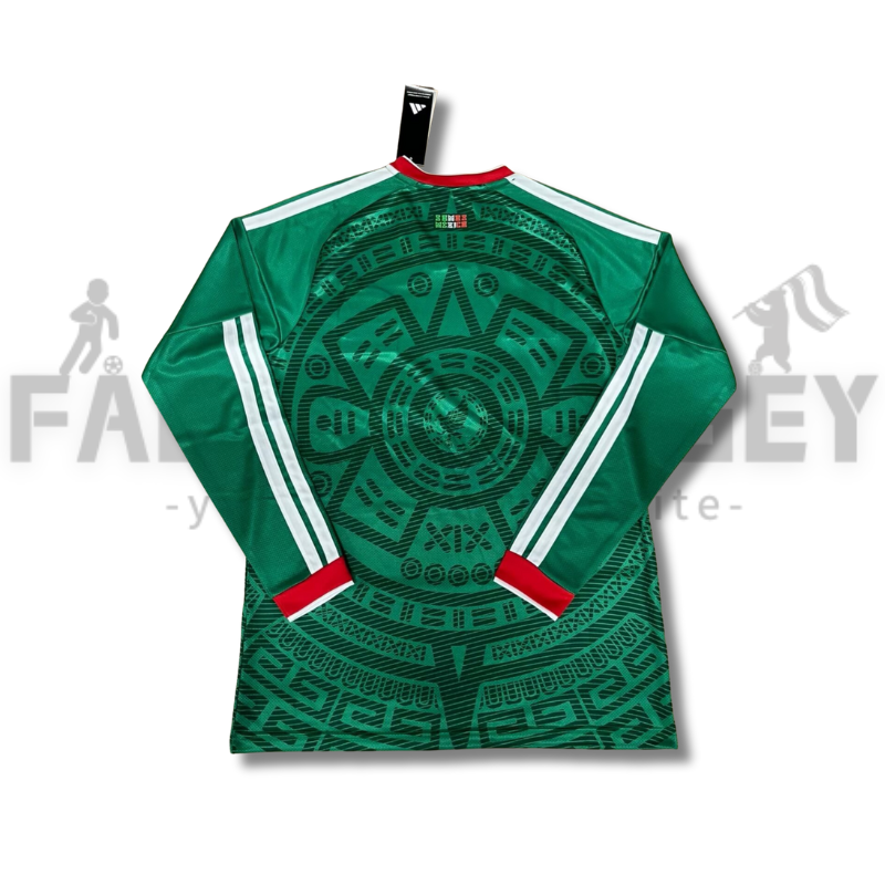2025/2026 Mexico Home Long sleeves Football Shirt（Fans Edition ）