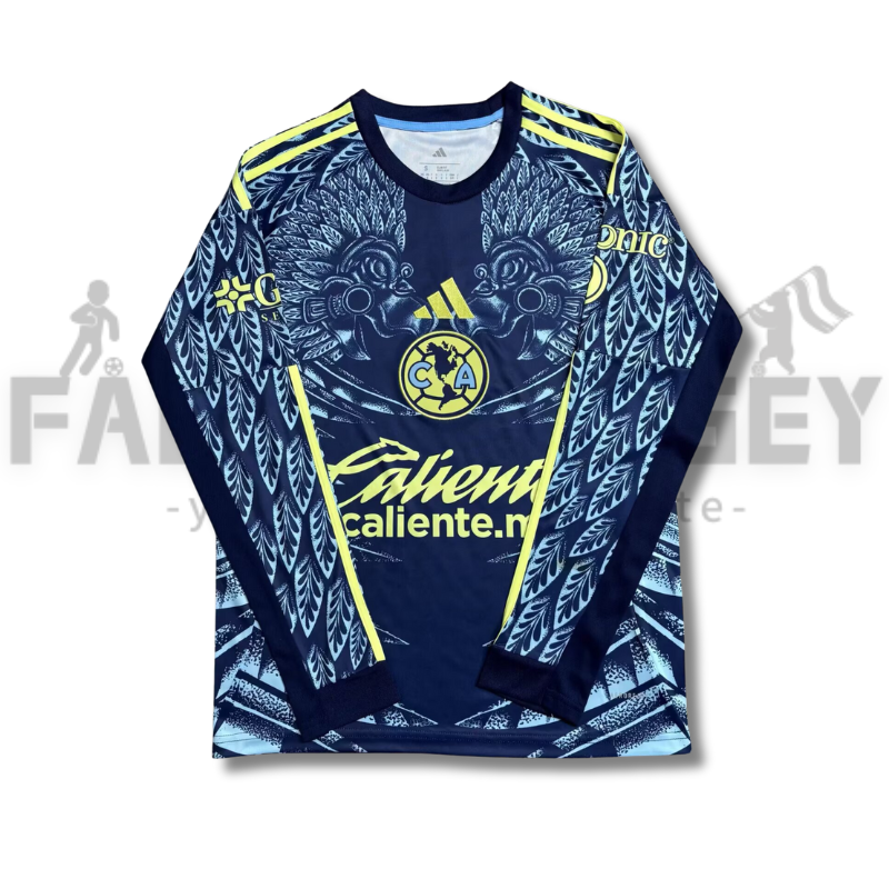 2025/2026 Club América Away Long sleeves Football Jersey （Fans Version）