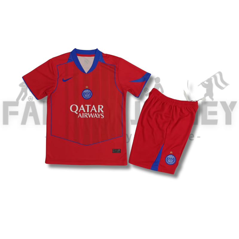 2025/2026 Paris 3rd Away Football Jersey（For Kids）