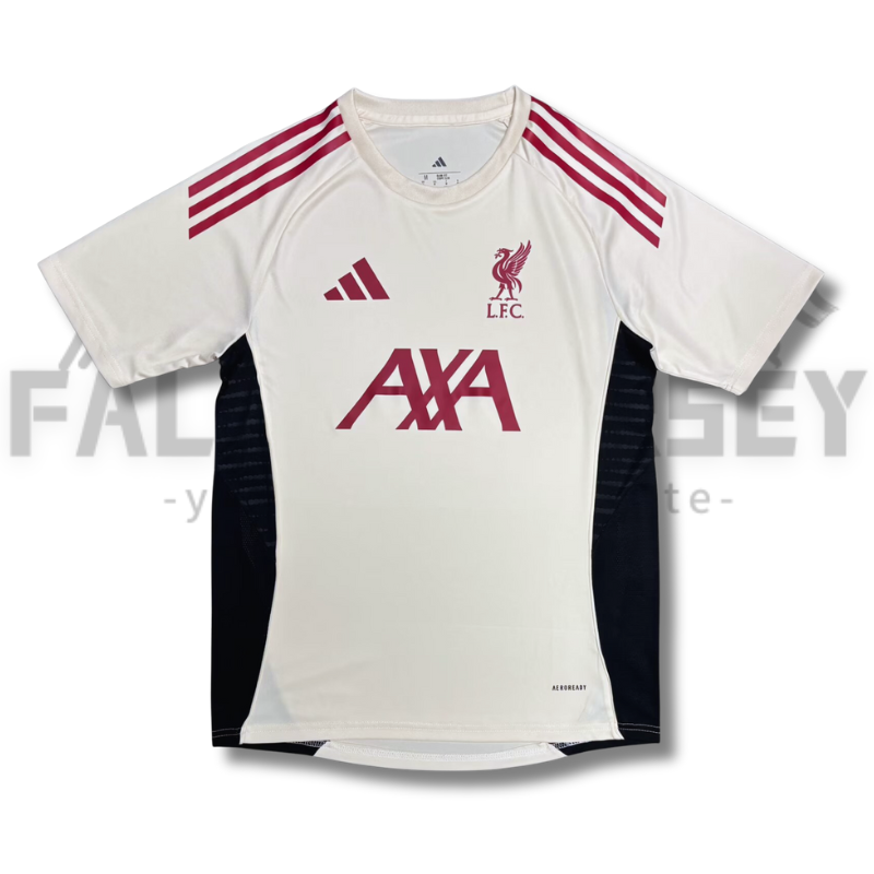 2025/2026 Liverpool White Training  Jersey（Fans version）