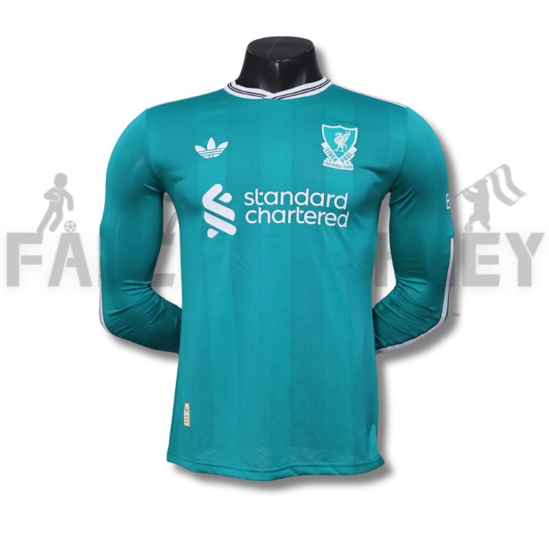 2025/2026 Liverpool Long Sleeve Third Jersey(Player Version)