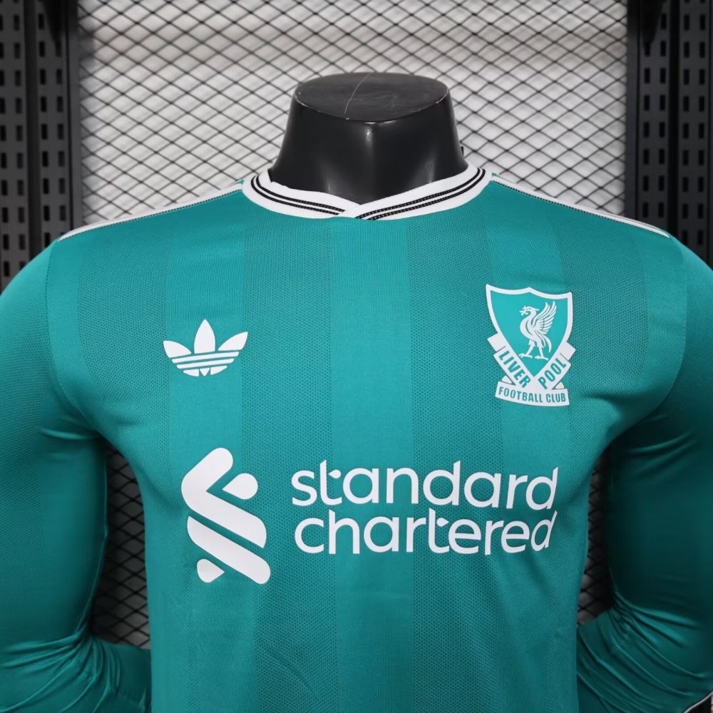2025/2026 Liverpool Long Sleeve Third Jersey(Player Version)