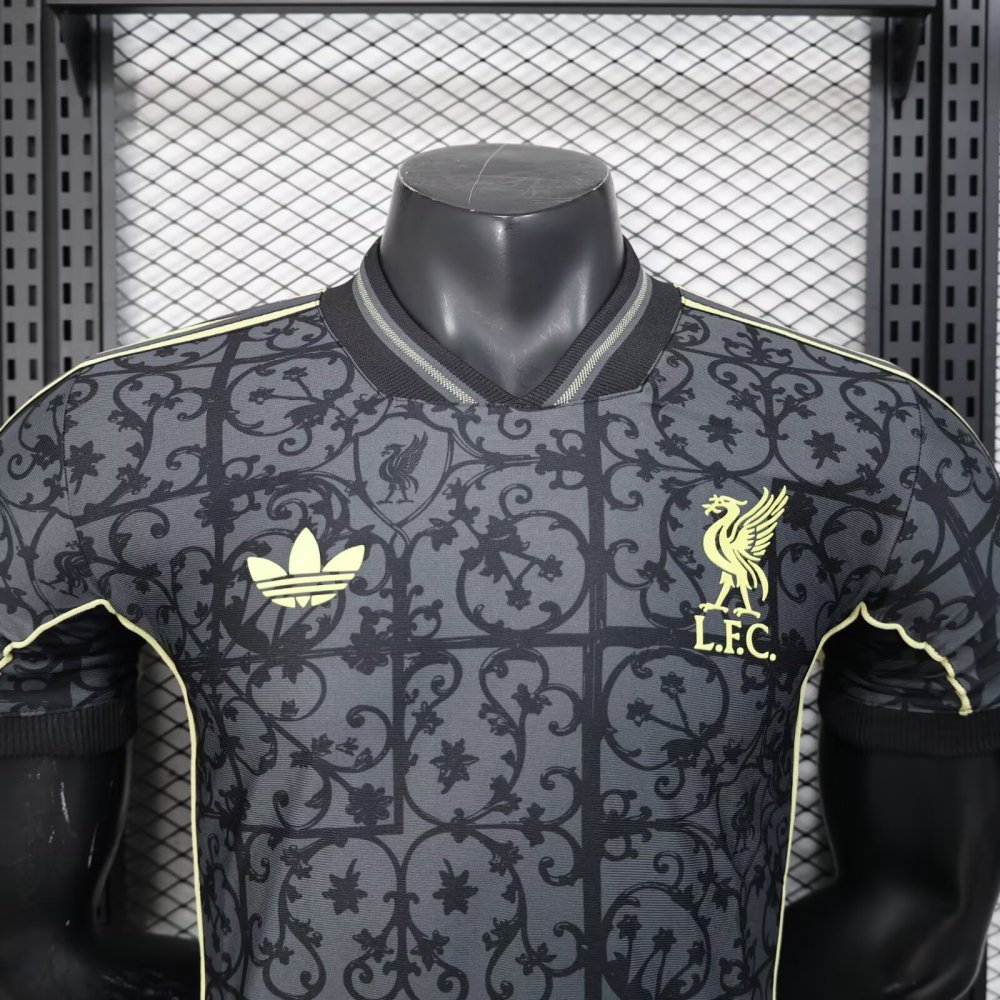 2025/2026 Liverpool Black Special Edition Jersey（Player version）