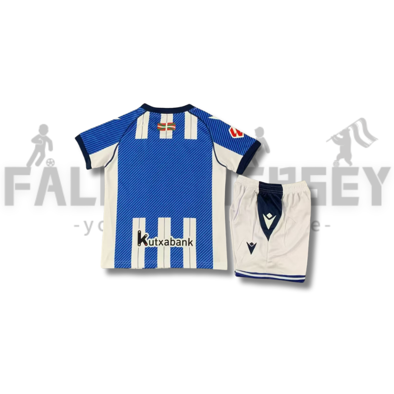 2025/2026 Real Sociedad Home Football Shirt (For Kids)