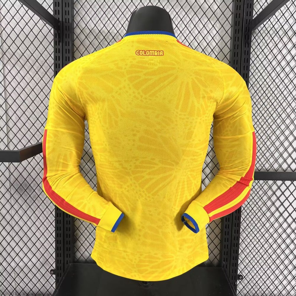 2025/2026  Colombia Home Long sleeves Jersey（Player Version）