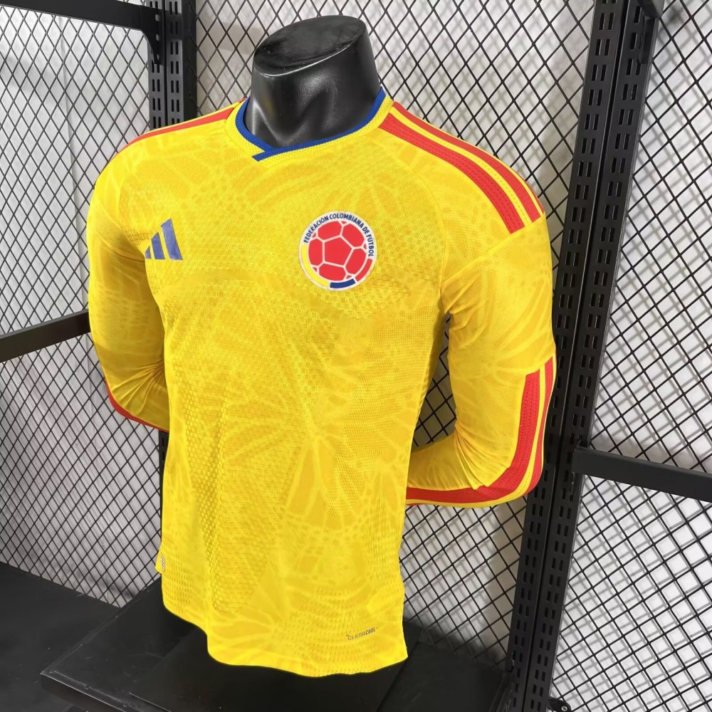 2025/2026  Colombia Home Long sleeves Jersey（Player Version）