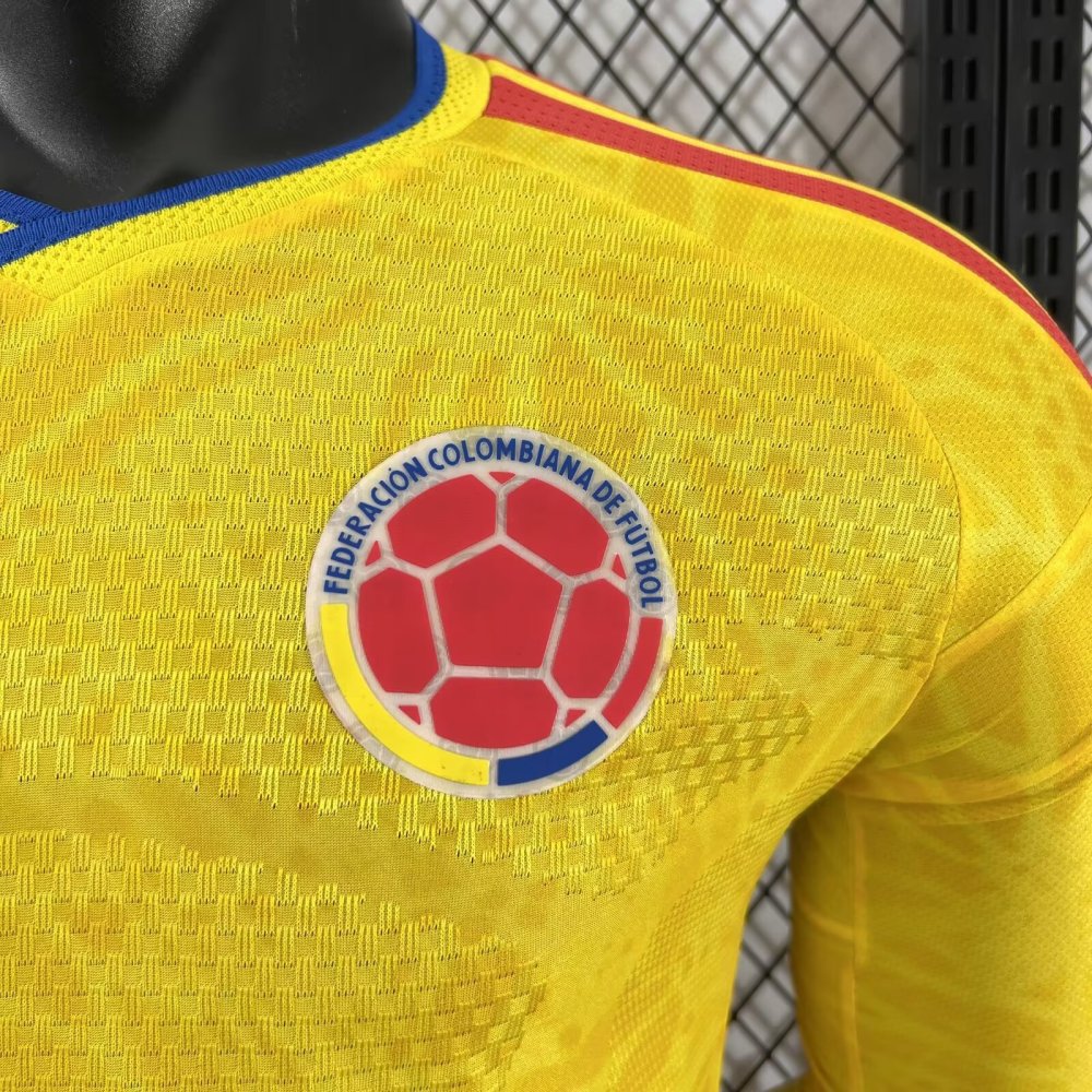 2025/2026  Colombia Home Long sleeves Jersey（Player Version）