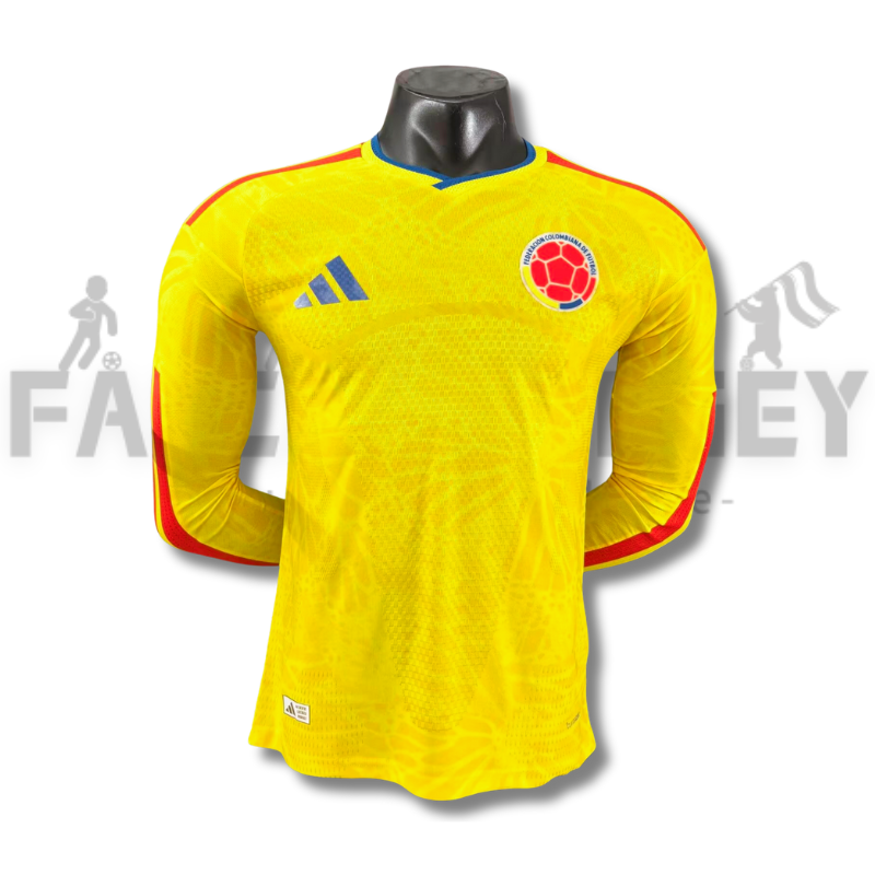 2025/2026  Colombia Home Long sleeves Jersey（Player Version）