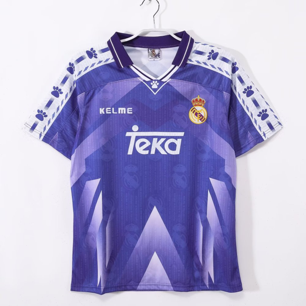 1996/1997 Real Madrid Away Football Shirt ( Retro )