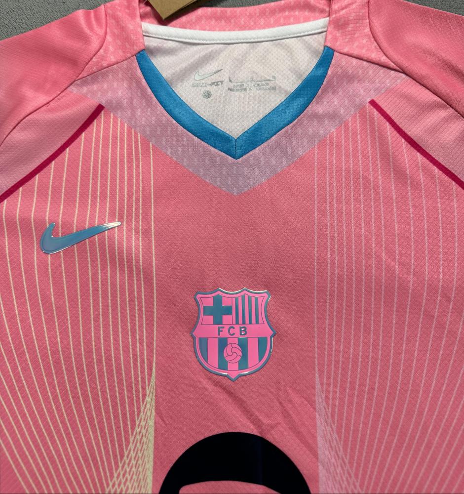 25/26 Barcelona  Women's  Pink Special Jersey