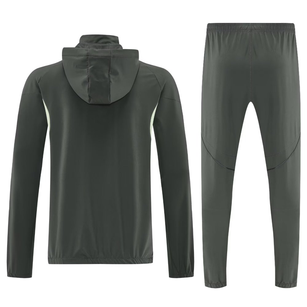 2025/2026 Real Madrid Gray Hooded jacket training
