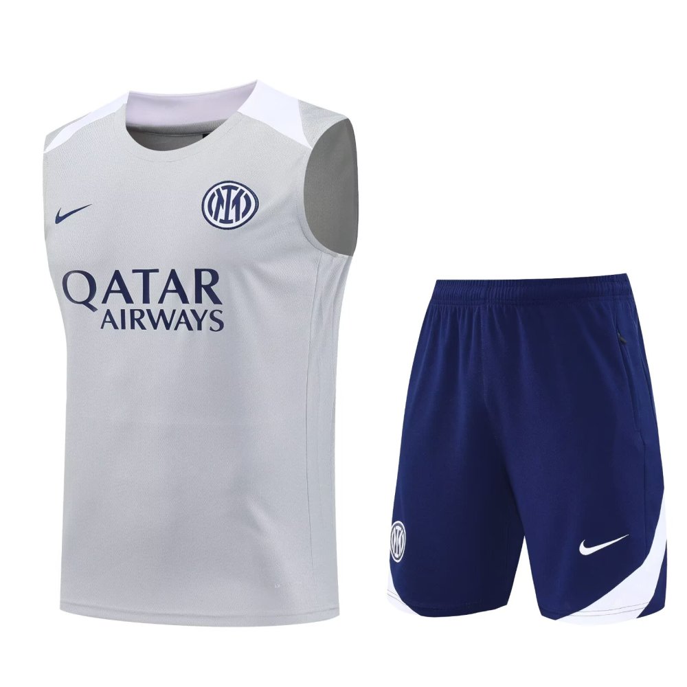 2025/2026 Inter Milan (gray) Sleeveless training suit set