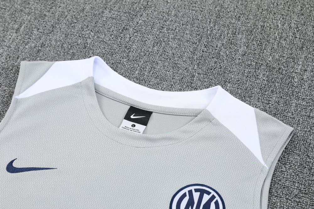 2025/2026 Inter Milan (gray) Sleeveless training suit set
