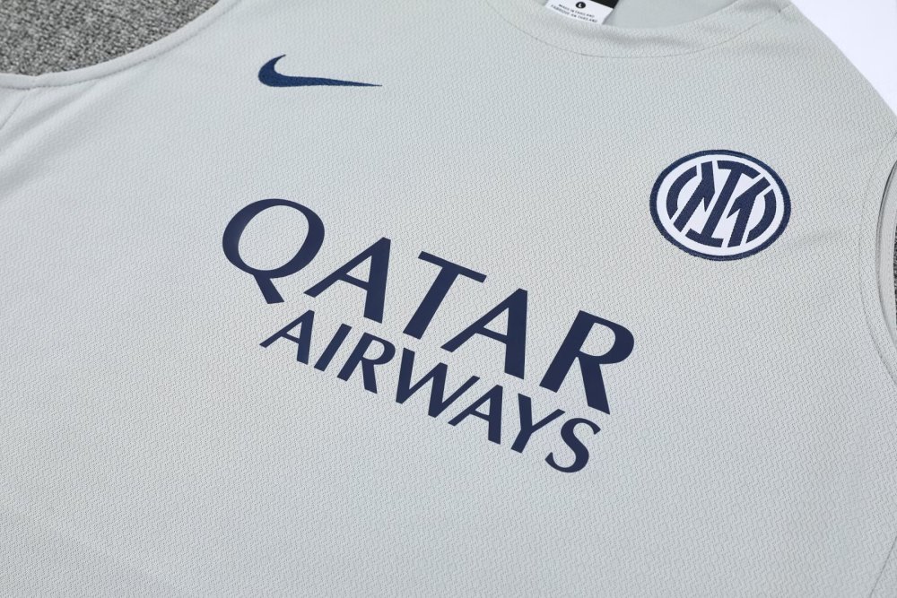 2025/2026 Inter Milan (gray) Sleeveless training suit set