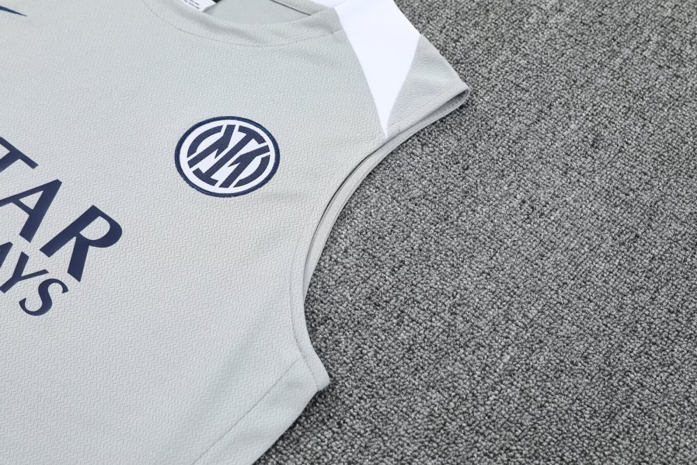 2025/2026 Inter Milan (gray) Sleeveless training suit set