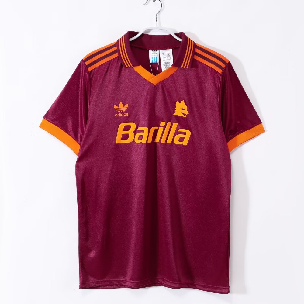 1992/1994 AS Roma Home Football Shirt （ Retro  ）