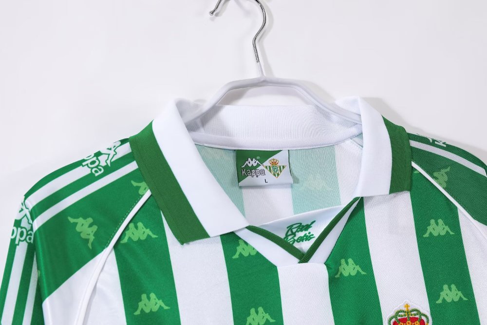 1995/1997 Real Betis Home  Long sleeves  Football Shirt（Retro ）