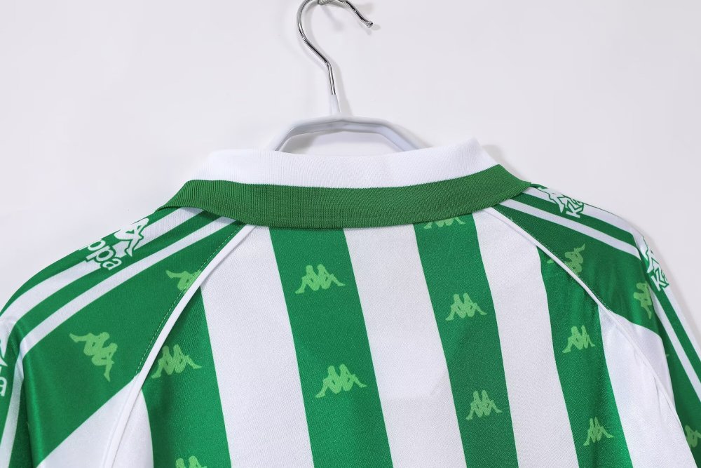 1995/1997 Real Betis Home  Long sleeves  Football Shirt（Retro ）