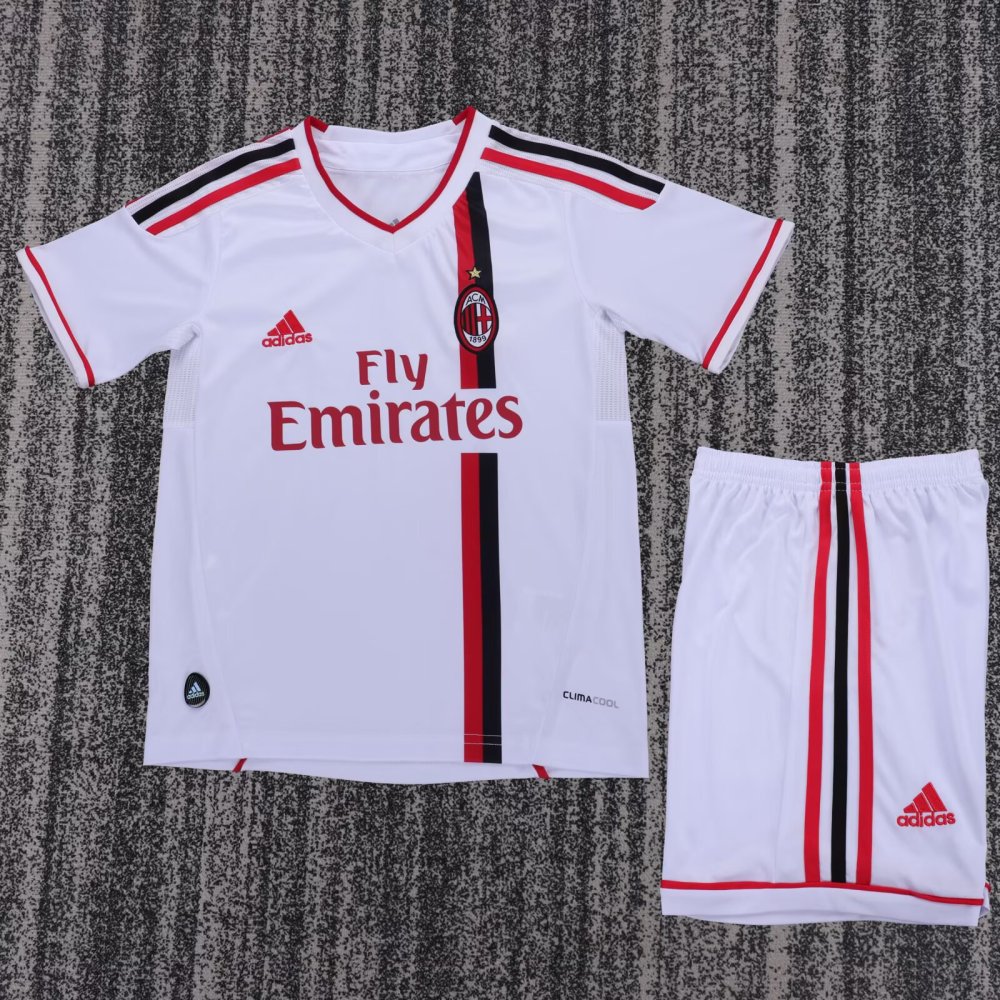 2011/2012 Retro AC Milan Away Football Shirt(For Kids)