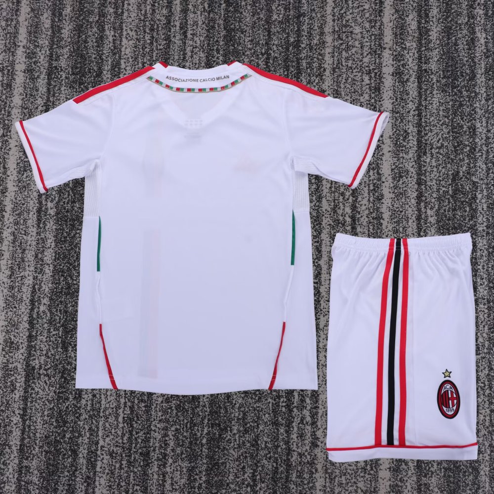 2011/2012 Retro AC Milan Away Football Shirt(For Kids)