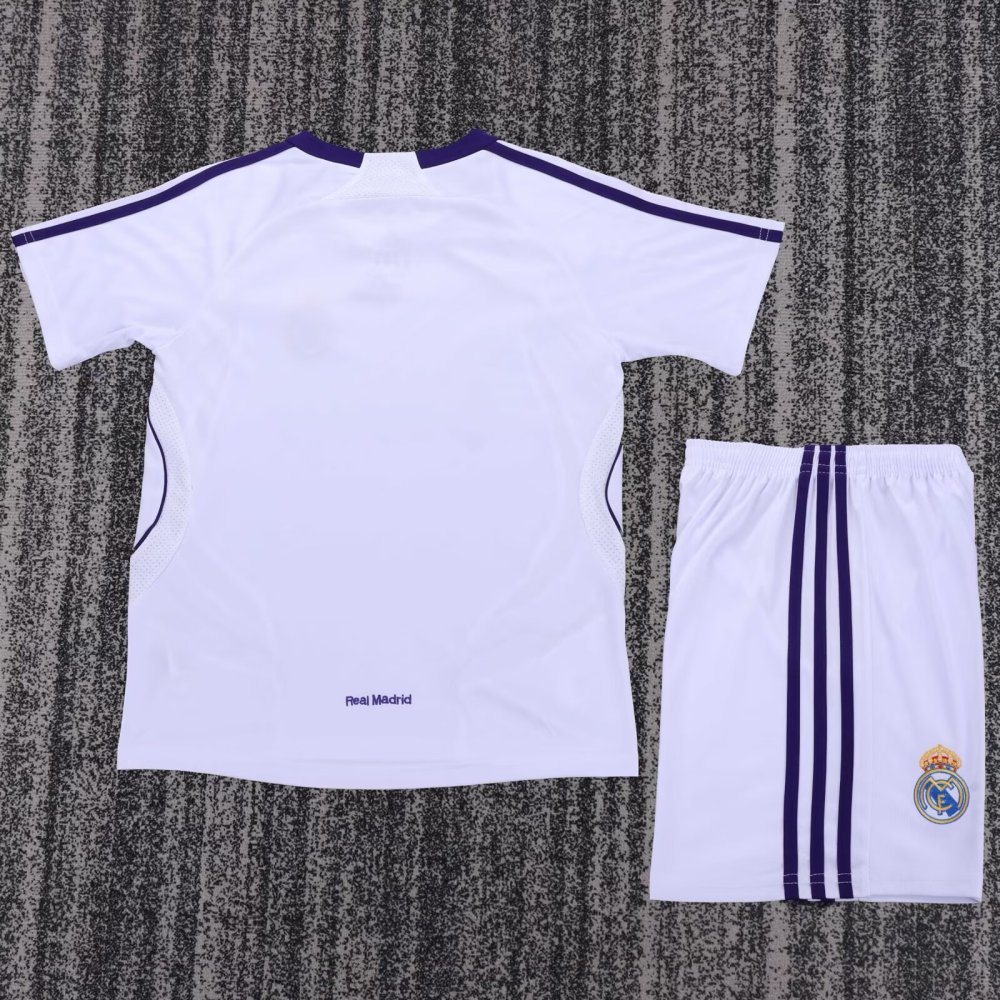 2007/2008 Real Madrid Retro Home Football Shirt(For Kids)