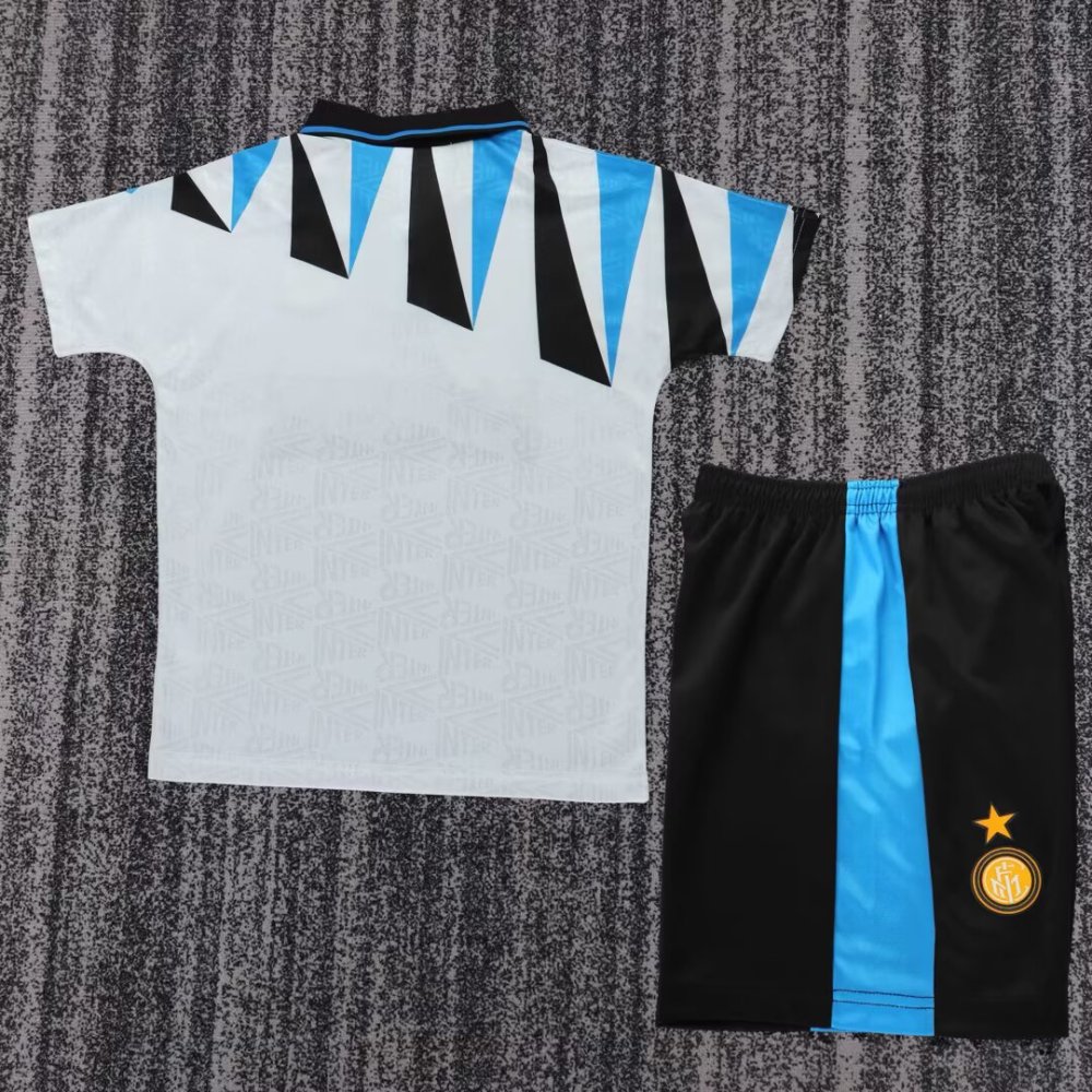 1992/1993 Retro Inter Milan Away Football Shirt(For Kids)
