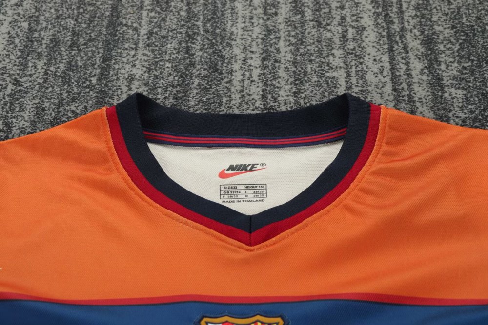 1998/1999 Retro Barcelona Home Football Shirt( Kids Size)