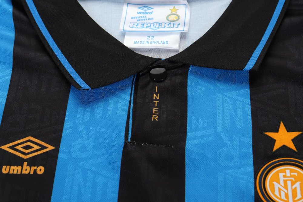 1992/1994 Retro Inter Milan Home Football Shirt(For Kids)