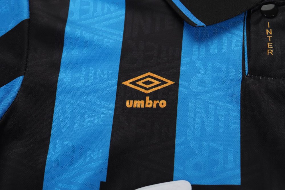 1992/1994 Retro Inter Milan Home Football Shirt(For Kids)