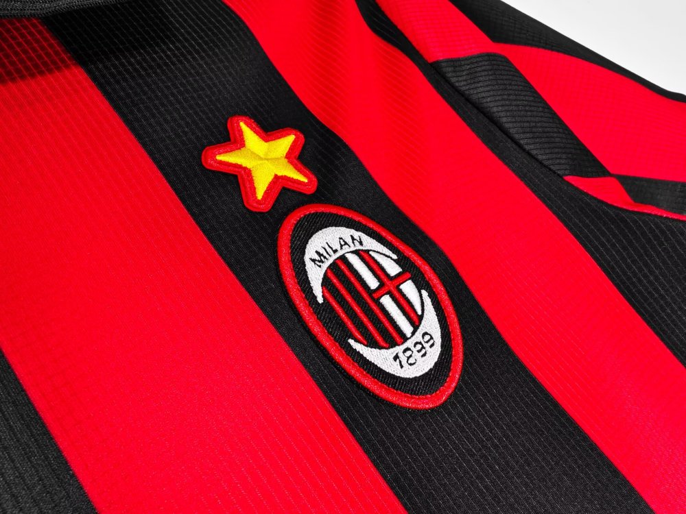 1997/1998  AC Milan Home Football Shirt( Retro )