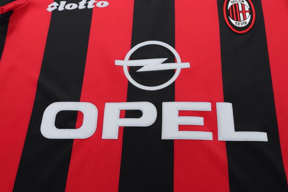 1997/1998 Retro AC Milan Home Football Shirt( Kids size)