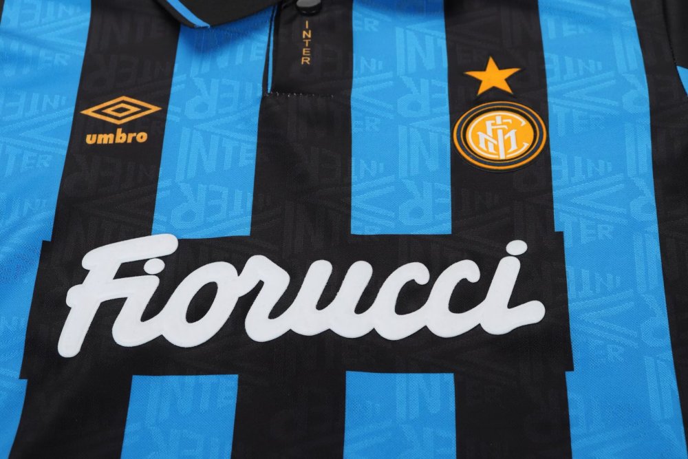 1992/1994 Retro Inter Milan Home Football Shirt(For Kids)