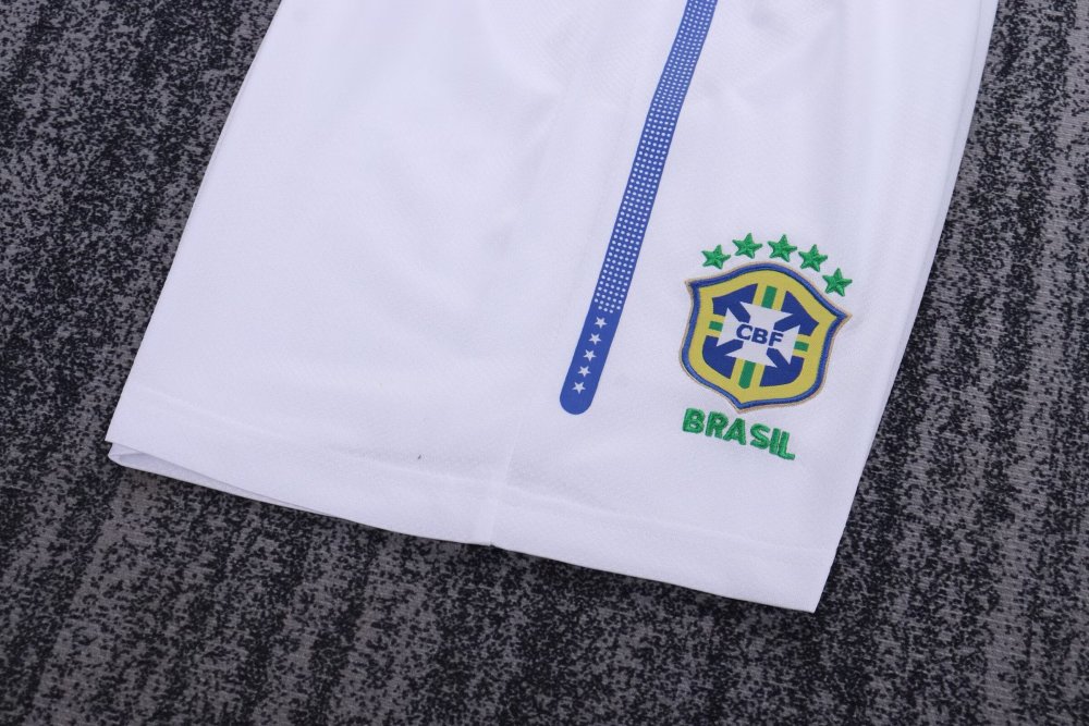 2010/2011 Brazil Retro Away Football Shirt(For Kids)