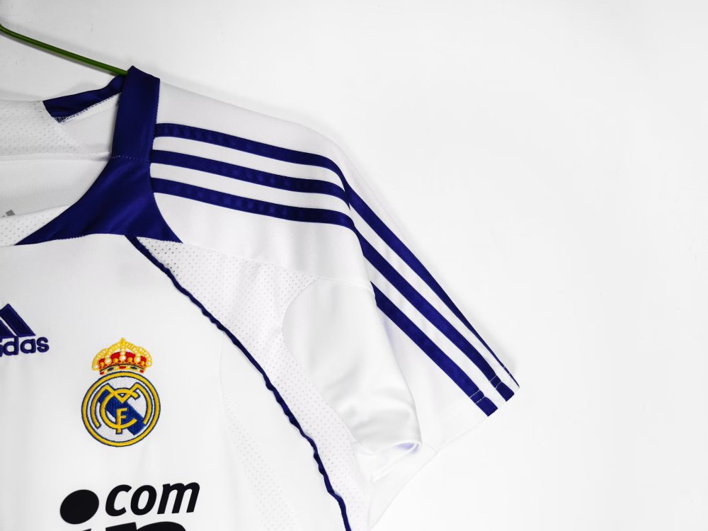 2007/2008 Real Madrid Home Football Shirt( Retro)