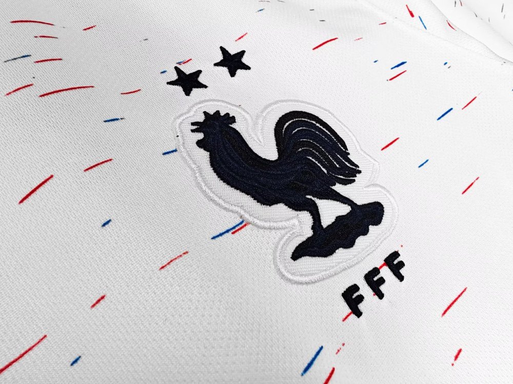 2018 France  Away  Football  Shirt(Retro)