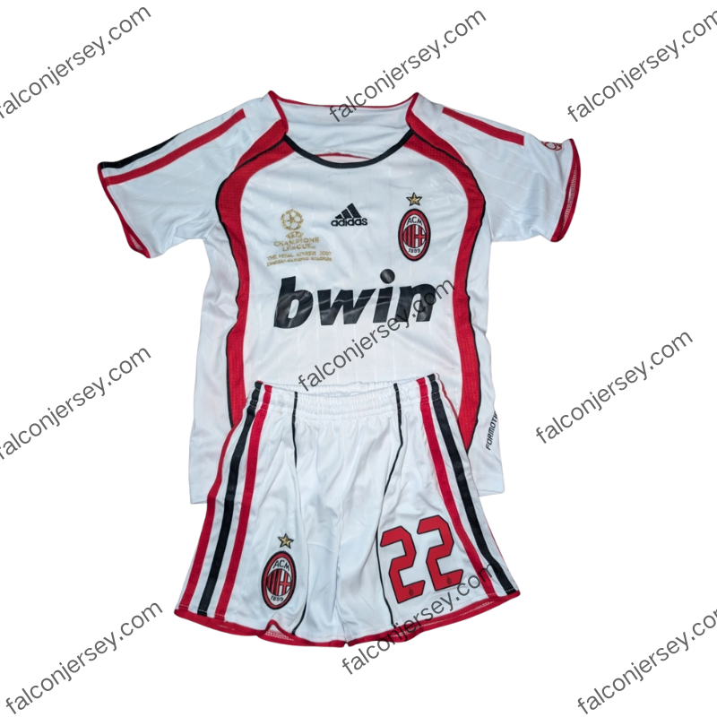 2006/2007 AC Milan Retro children Jersey → Kaká #22