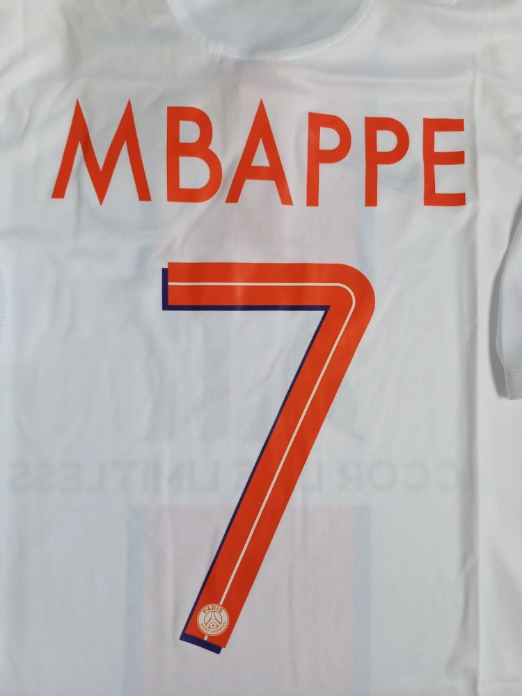 2020/2021 Paris Retro Away Jersey→Mbappe #7
