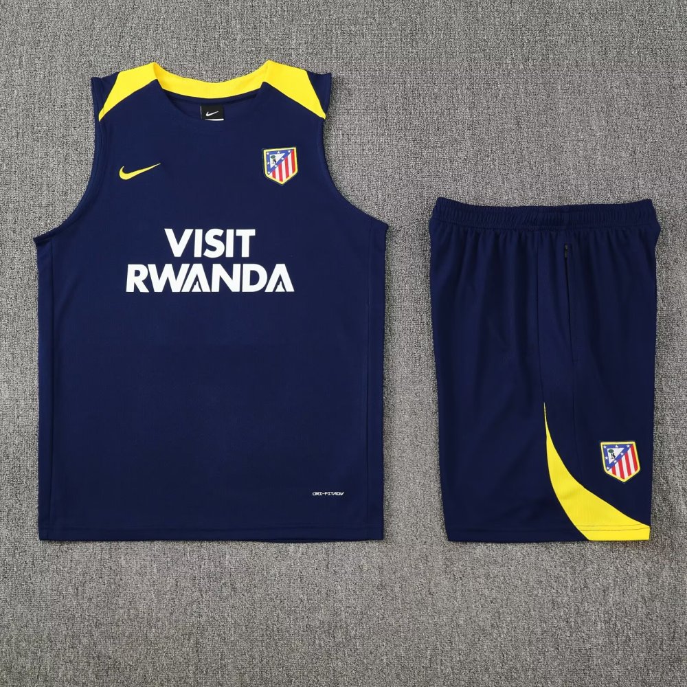 2025/2026 Atletico Madrid Sleeveless training suit set