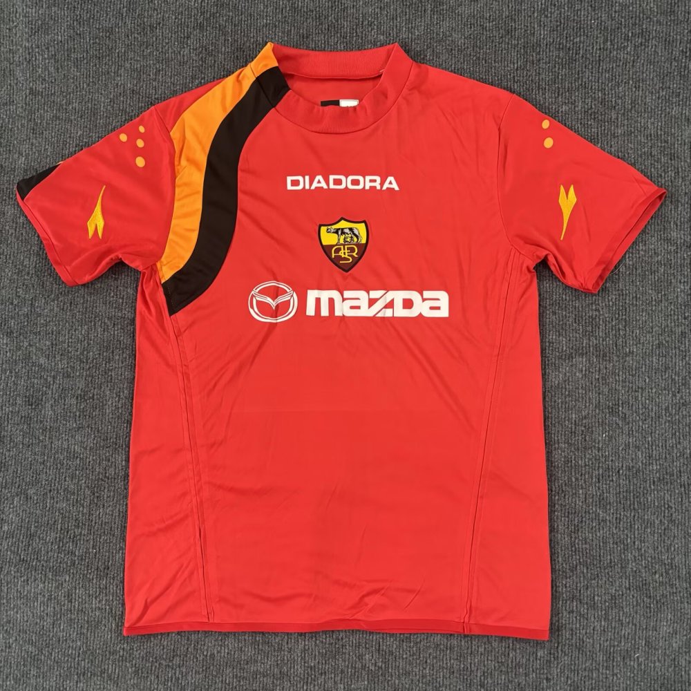 2004/2005  AS Roma Home Football Shirt （Retro Edition ）