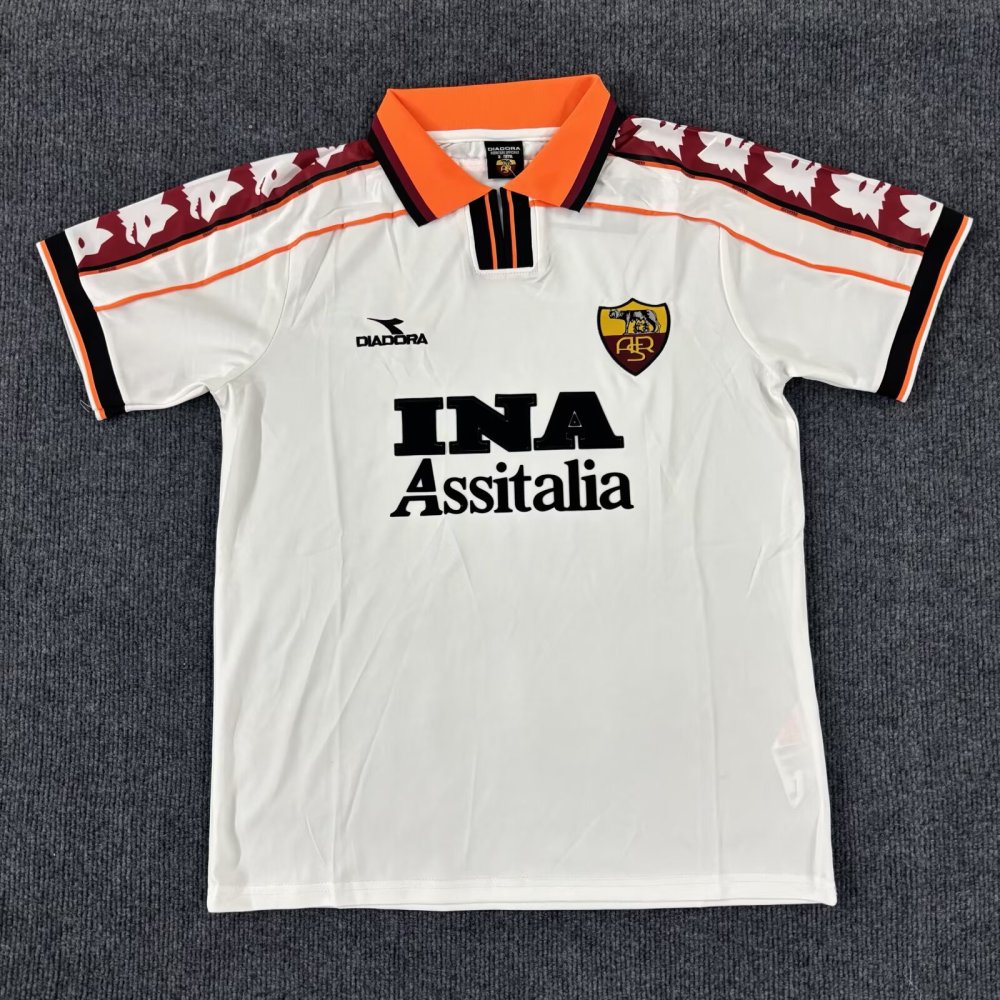 1998/98 AS Roma Away Football Shirt （Retro Edition ）