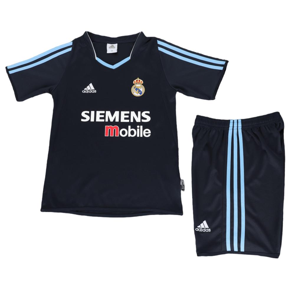 2003/2004 Real Madrid Retro Away Football Shirt(For Kids)