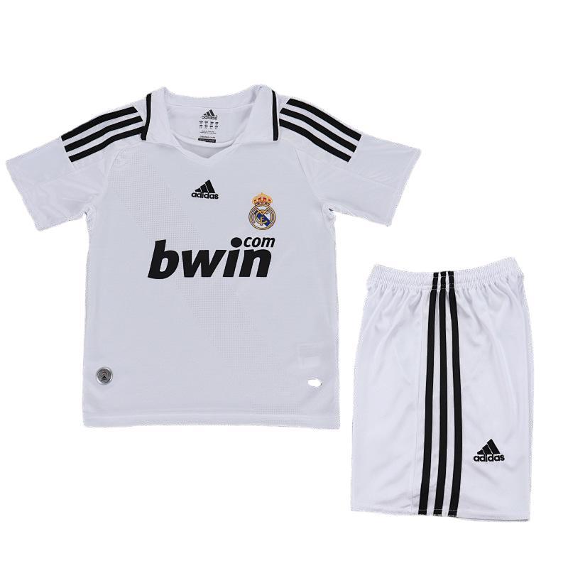 2008/2009 Real Madrid Retro Home Football Shirt(For Kids)