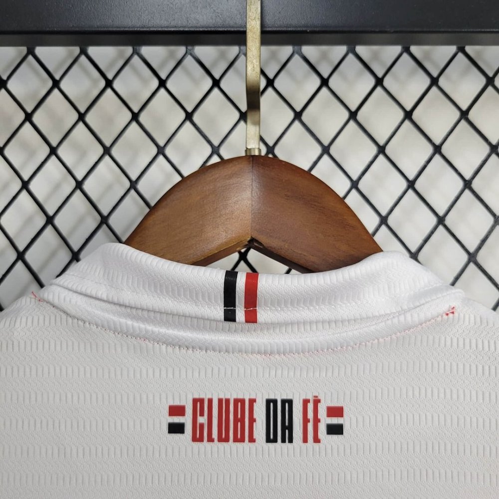 1:1 copy top quality 2024/2025 São Paulo Home Football Shirt Kids Size