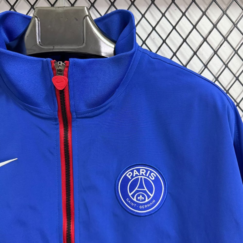 2025/2026 Paris Saint-Germain Blue  Waterproof Windbreaker