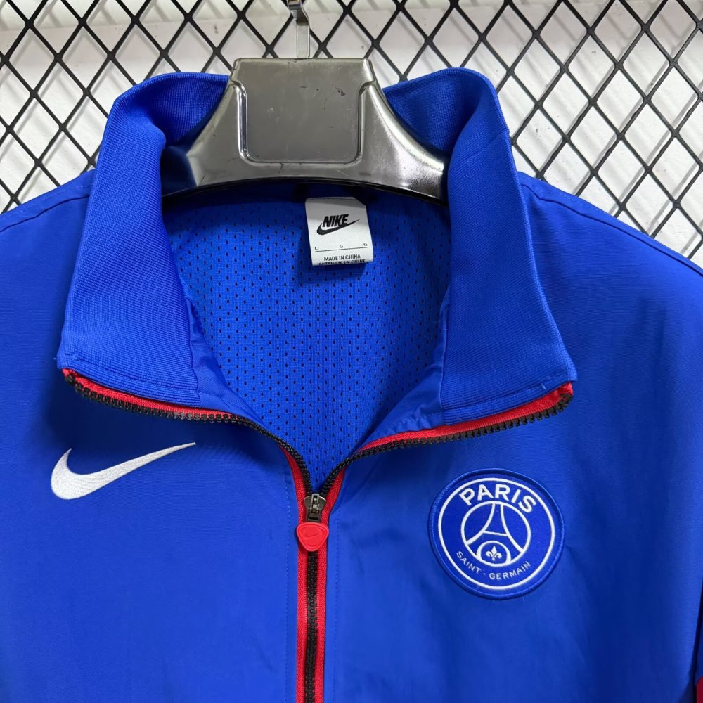 2025/2026 Paris Saint-Germain Blue  Waterproof Windbreaker