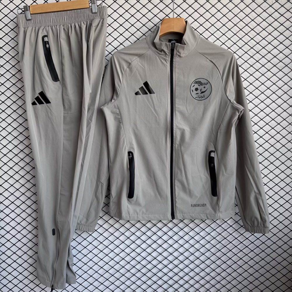 2026/2027 Algeria Gray windbreaker training set