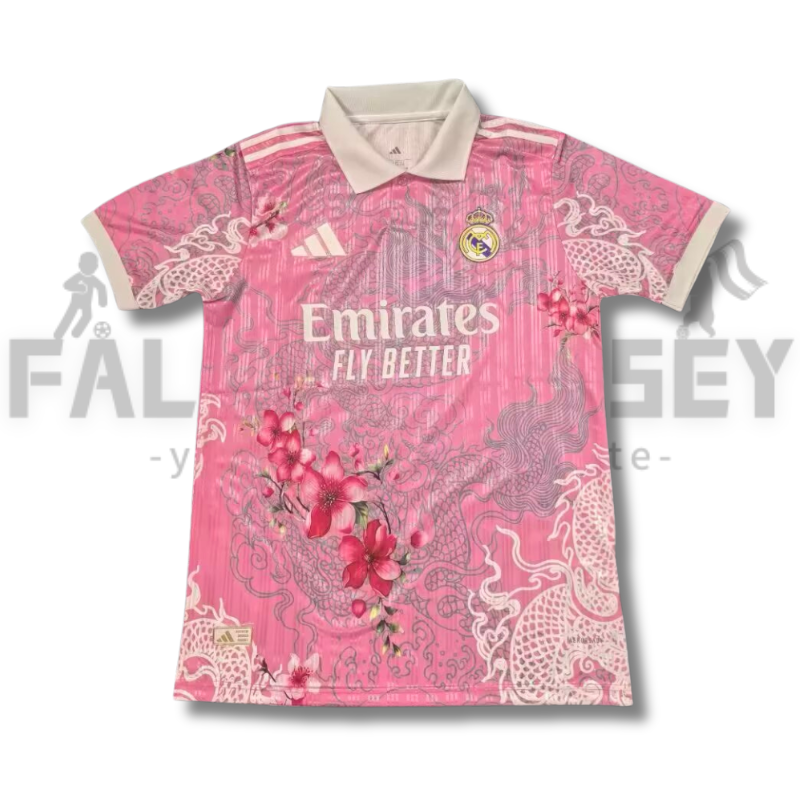 2025/2026 Real Madrid Pink Special Version Jersey（Fans Version）