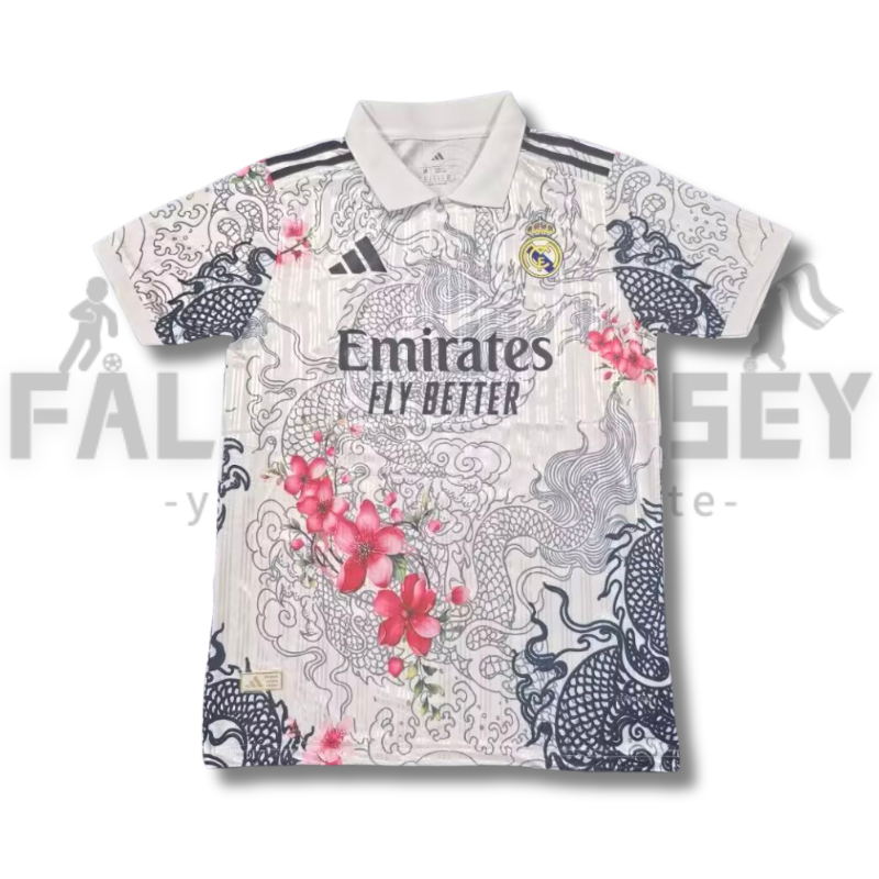 2025/2026 Real Madrid White Special Version Jersey（Fans Version）