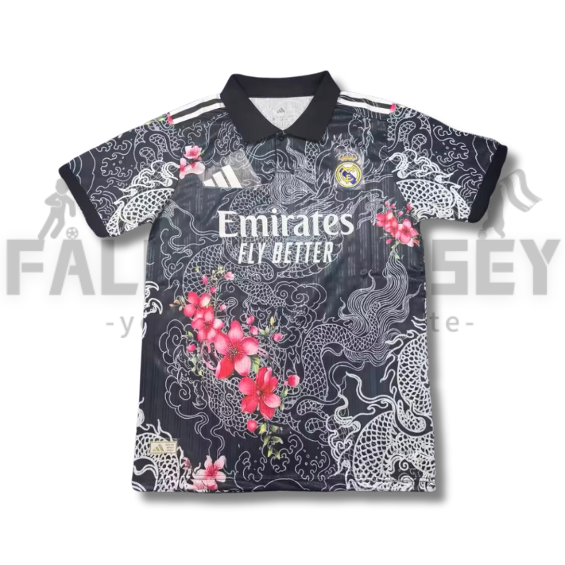 2025/2026 Real Madrid Black Special Version Jersey（Fans Version）