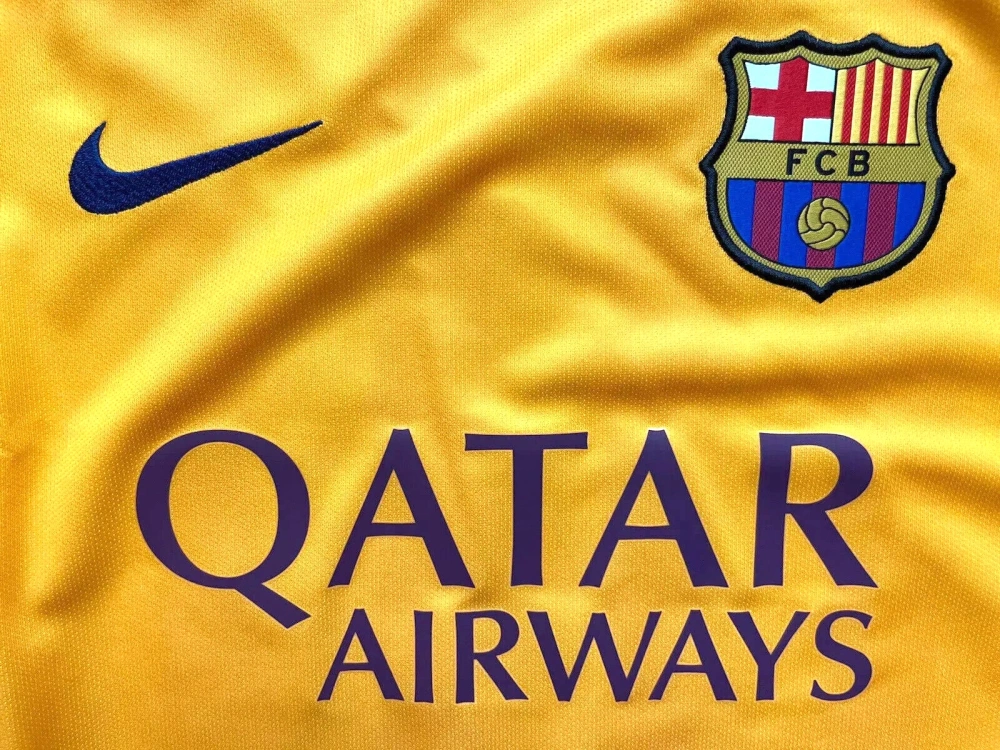 2015/2016 Barcelona Away Football Jersey → Messi#10